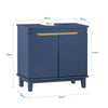 „Sobuy Blue Washbasin“, vonios baldai su 2 durimis, BZR113-B