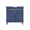 „Sobuy Blue Washbasin“, vonios baldai su 2 durimis, BZR113-B