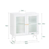 „Sobuy Washbasin“, vonios baldai, su 2 durimis, balta, BZR115-W
