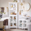 „Sobuy Washbasin“, vonios baldai, su 2 durimis, balta, BZR115-W
