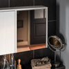 Išankstinis pardavimas „Sobuy“ sienos spintelė „Cabit Mirror“ spintelės vonios kabinetas BZR153-W