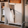 Išankstinis pardavimas „Sobuy“ aukšta spintelė su skalbinių krepšio vonios kabinete BZR155-W