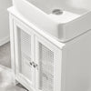 Sobuy, Washbasino aviena, vonios baldai, su 2 durimis, balta, BZR35-W