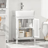 Sobuy, Washbasino aviena, vonios baldai, su 2 durimis, balta, BZR35-W