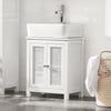 Sobuy, Washbasino aviena, vonios baldai, su 2 durimis, balta, BZR35-W