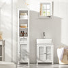 Sobuy, Washbasino aviena, vonios baldai, su 2 durimis, balta, BZR35-W