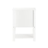 „Sobuy Nightstand“ kavos stalo stalo stalo stalo laikymo stalas FBT113-w
