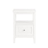 Sobuy naktinis staliukas su 1 dėžutėmis ir 2 hyder, kavos staliukas FBT46-W