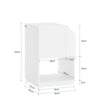„Sobuy Nightstand“ kavos stalo stalo stalo stalo laikymo stalas FBT113-w