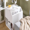 „Sobuy Nightstand“ kavos stalo stalo stalo stalo laikymo stalas FBT113-w