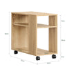 SoBuy Rullbord Förvaringsbord Sidobord på hjul FBT34-N