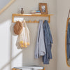 Sobuy, skrybėlės lentyna, drabužių pakaba, pakaba su 6 kabliukais, FHK06-N