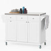 „Sobuy“ virtuvės salos, aptarnaujantys vagonus su 3 stalčiais, su 3 durimis, FKW33-W