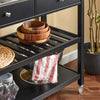 „Sobuy“ virtuvės sala ant ratų „Sideboard“ darbo stalo valgomasis ir virtuvė FKW47-sch