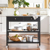 „Sobuy“ virtuvės sala ant ratų „Sideboard“ darbo stalo valgomasis ir virtuvė FKW47-sch