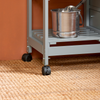 „Sobuy Trolley“ patiekiami priekabų laikymo spintelės virtuvės sala ant ratų FKW79-Hg