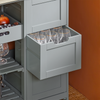 „Sobuy Trolley“ patiekiami priekabų laikymo spintelės virtuvės sala ant ratų FKW79-Hg