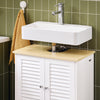 „Sobuy Washbasin“ su 2 durimis, vonios spintelės, FRG237-W