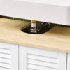 „Sobuy Washbasin“ su 2 durimis, vonios spintelės, FRG237-W