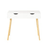 Sobuy, stalas, su 2 dėžutėmis, kompiuterių lentelėmis, nešiojamųjų kompiuterių lentelėmis, FWT40-W