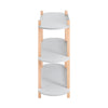 „Sobuy HSTR01-HG“ laiptelių lentyna, 3 lygių knygų lentyna, atskirti laikymo baldai