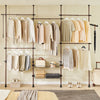 „Sobuy“ teleskopinis drabužių spintos sistemos teleskopinis audinių lentynos reguliuojamas užsakymo sistema KLS04-Br