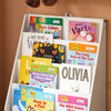 „Sobuy Bookcracker“ tvarto lentynos vaikų knygų spinta KMB32-W
