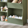 „Sobuy KMB55-K-GR“ vaikų knygų lentynos „Montessori“ lentynos vaikai su 5 atvirais skyriais vaikų lentyna, skirta žaislų laikymui žalia 80 x 104 x 34 cm