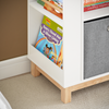 „Sobuy“ vaiko lentynos žaislų saugojimo vaikų knygų spintelės saugojimo suolelis vaikams KMB85-W