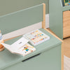 „Sobuy“ vaikų lentynos žaislų saugojimo vaikų knygų spintos vaikų suolo saugyklos suolas vaikams KMB66-W