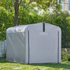 „Sobuy“ pakaitinis audinys sodo tvartai, vandeniui atspari sodo namelis, motociklų apsauga, dviračių ir įrankių laikymas, dviračių tvartas, laikymas, sidabras, 159x219x165 cm, SDA12-SIL