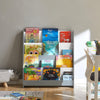 „Sobuy Bookcracker“ vaikų lentyna „Kidsbokslla KMB32-HG“