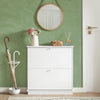 „Sobuy“ batų spintelė su 2 skyriais, salės baldai su saugykla, FSR99-W