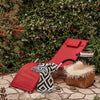 „Sobuy Sunged“ lauko baldai, „Sun Lounger“, raudona, išbandyta 120 kg, OGS38-R
