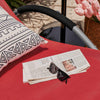 „Sobuy Sunged“ lauko baldai, „Sun Lounger“, raudona, išbandyta 120 kg, OGS38-R