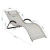 „Sobuy Sunged“ lauko baldai, „Sun Lounger“, pilka, išbandyta 120 kg, OGS38-Hg