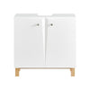 „Sobuy Washbasin“ su 2 durimis, vonios kabinetas BZR92-W