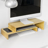 „Sobuy Dissserting Monitor“ stendas su 2 skyriais, kietas bambuko BBF07-N