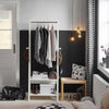 „Sobuy Corner“ drabužių drabužių lentynos su 1 lazdele ir 2 lentynomis FRG59-W
