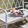 „Sobuy Garden Bench“, suolelis, parko suolelis, sodo baldai, lauko suolelis, metalinis suolelis, OGT45-W