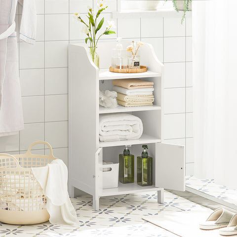 „Sobuy“ vonios spintelės su 2 durimis, vonios baldai, „Sideboard“, „BZR56-W“