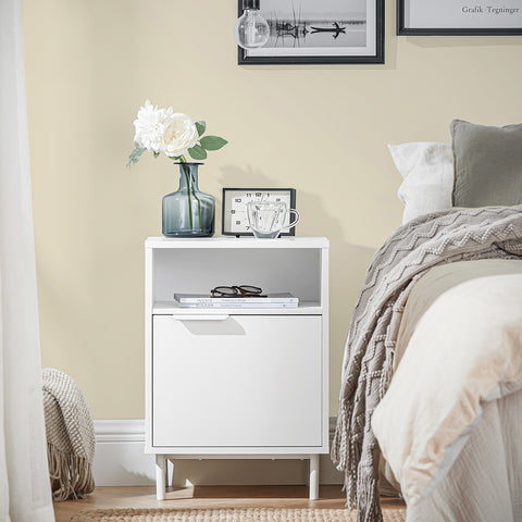 „Sobuy Nightstand“ kavos stalo stalo stalo stalo laikymo stalas FBT113-w