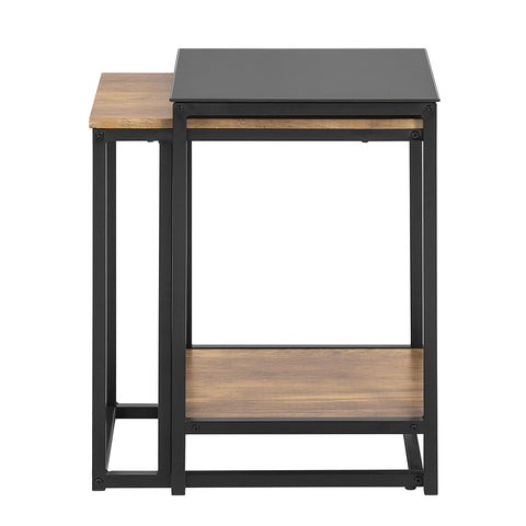 „Sobuy“ rinkinio stalo rinkinys apie 2, šoninis stalas, kavos staliukas, kavinės stalas, nešiojamojo kompiuterio stalas, FBT99-F