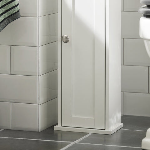 „Sobuy“ tualeto ritinio laikiklis su 1 durų vonios kabineto grindimis FRG135-W