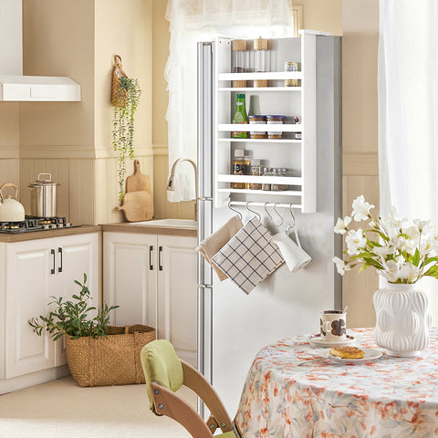Sobuy pakabos šaldytuvui su 3 lentynomis virtuvės lentyna, FRG150-W