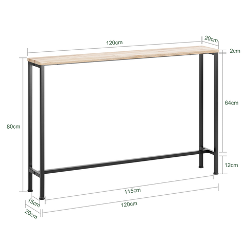 SOBUY RELALP Table Sideboard FSB19-XL-Z