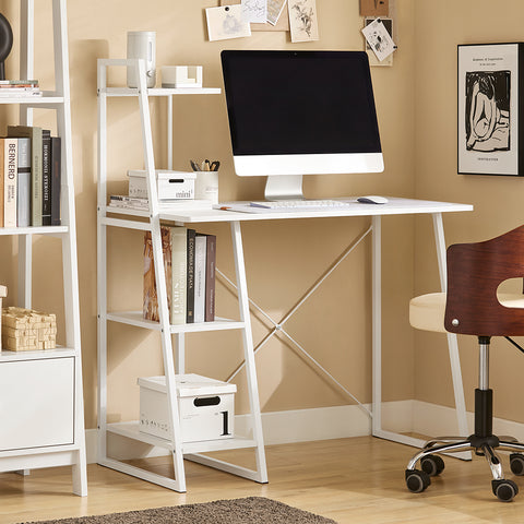 „Sobuy Desk“ su knygų lentynos kampiniu stalu, FWT29-W