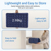 SoBuy OGS32-II-L-GR-P01 Luftmadrass med pump dubbelsäng sovmatta campingmadrass resemadrass luftmadrass camping för två, camping mattress grön 191 x 22 x 137 cm