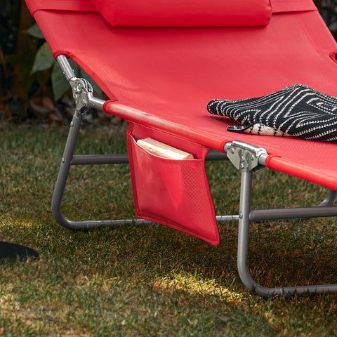 „Sobuy“ lauko sulankstomas nešiojamasis „Wiske“ kėdė „Big Recliner OGS48-RX2“