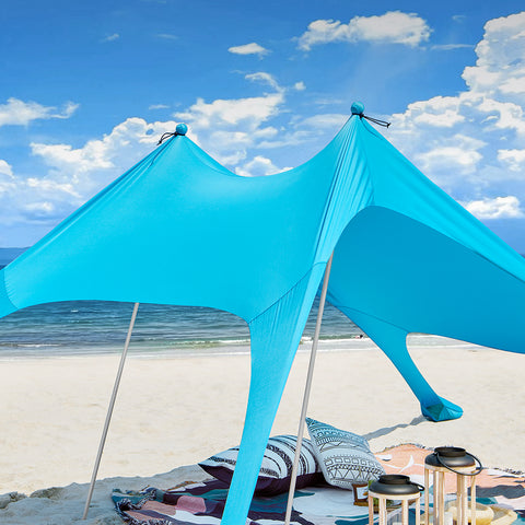 Išankstinis pardavimas „Sobuy“ palapinės paplūdimio palapinė su smėlio inkaro nešiojamuoju saulės šešėliu Saulės antspaudu saulės kremu OZT01-HB